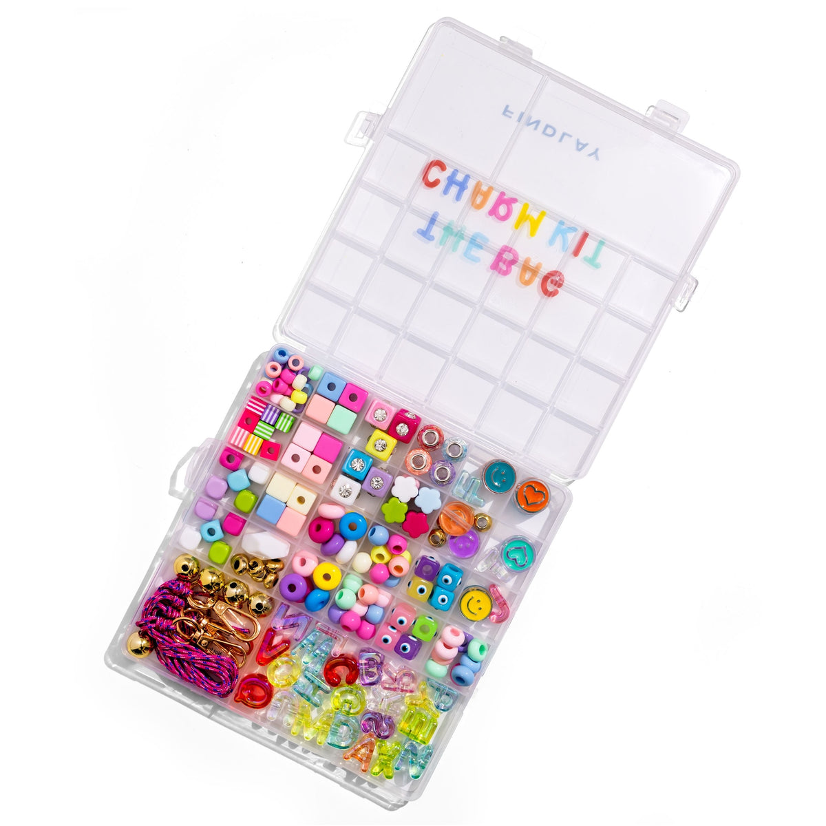 The Bag Charm Kit Transparent Rainbow