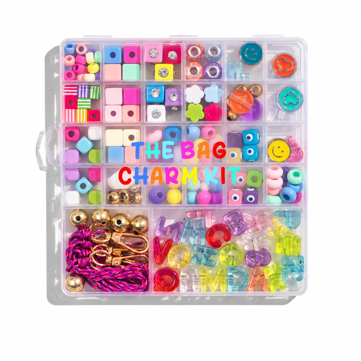 The Bag Charm Kit Transparent Rainbow