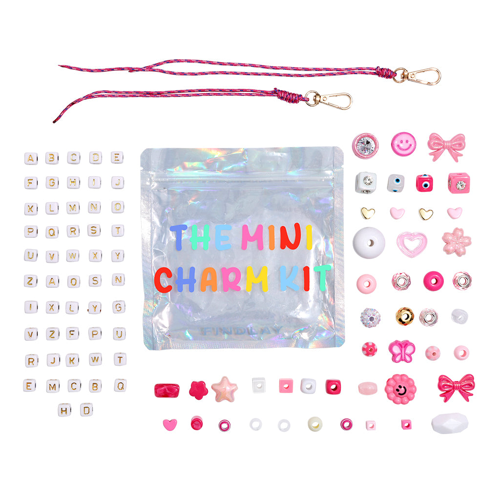 The Mini Bag Charm Kit - Pretty In Pink