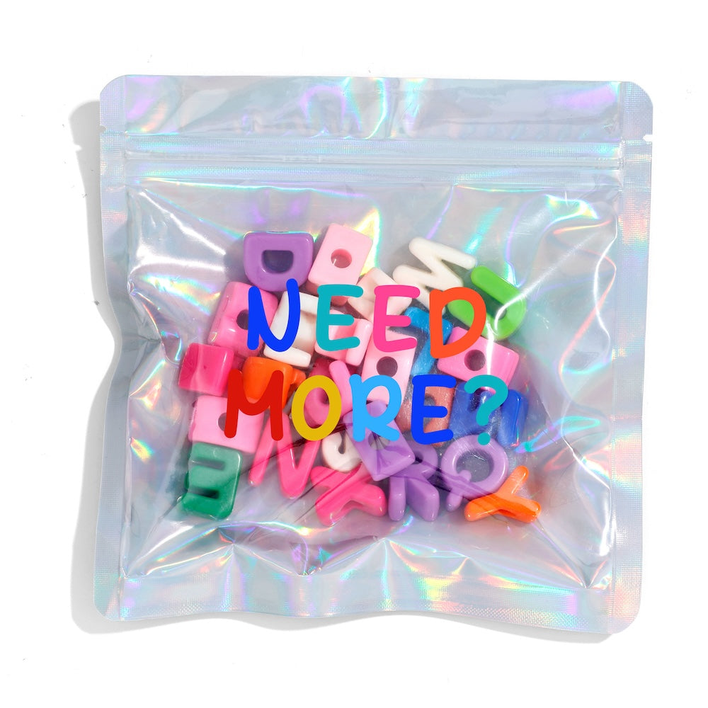 Extra Alphabet Letters - Rainbow