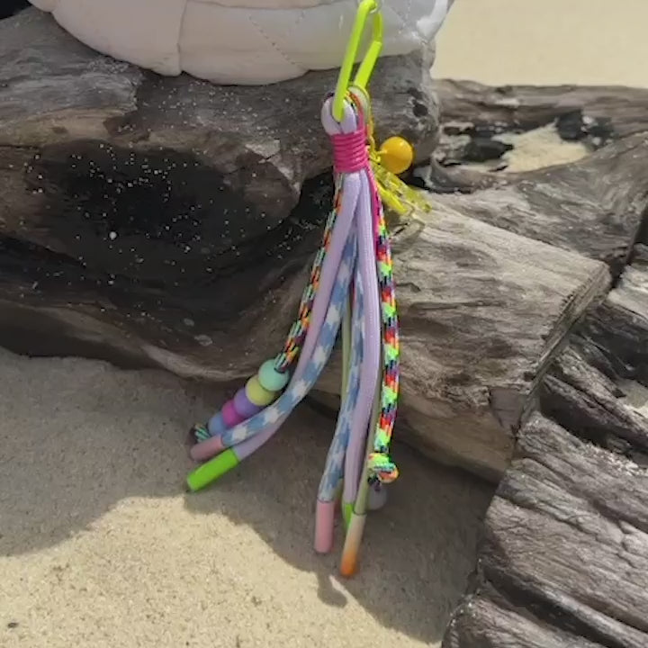 Findlay Bag Charm Neon Yellow